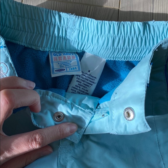 Girls Fleece Lined Snow Pants - Picture 3 of 5